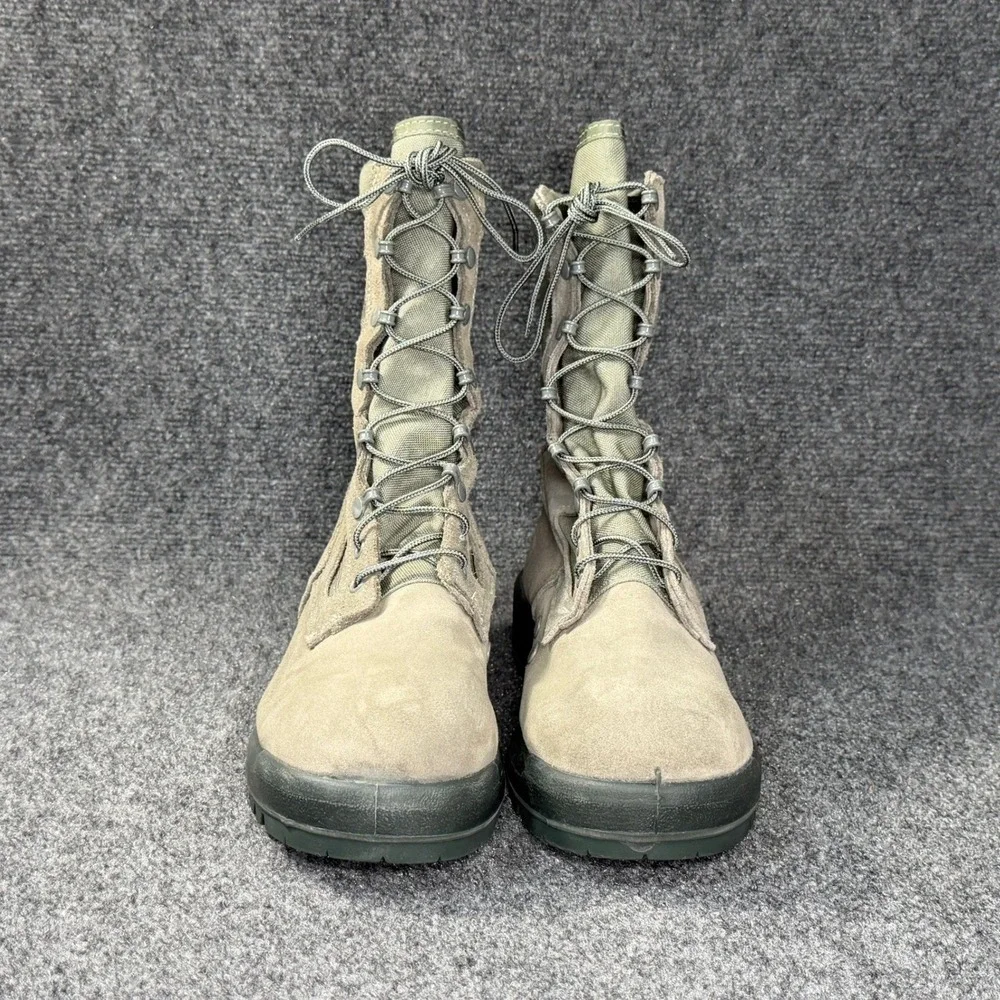 Belleville 600 Hot Weather Military Combat Boot Mens 10.5 Green Lace Up Tactical
